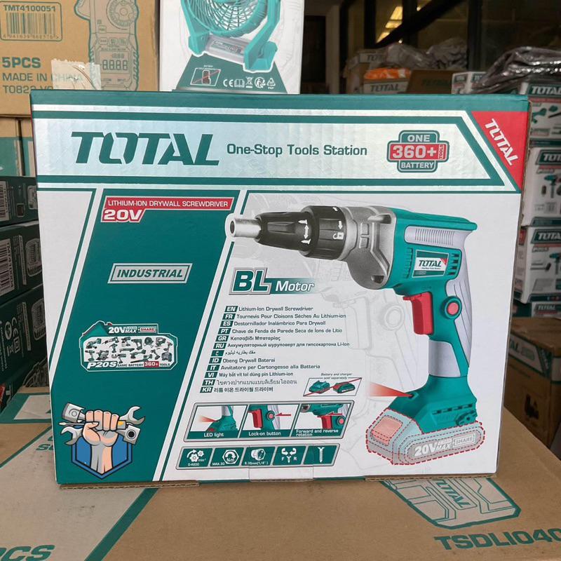 MÁY SIẾT VÍT TƯỜNG/THẠCH CAO DÙNG PIN 20V (KHÔNG KÈM PIN&amp; SẠC) 30NM TOTAL TDSLI2042006 - HÀNG CHÍNH HÃNG