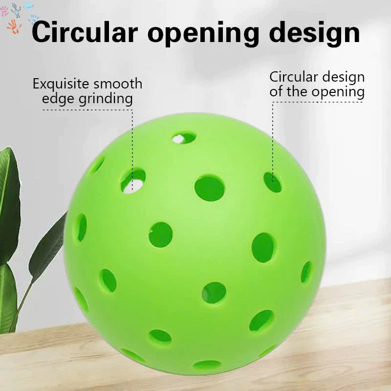 Bóng Pickleball (3 Bóng) 40 Lỗ Siêu Bền Dùng Luyện Tập Ngoài Trời Hàng Loại Sport Giao Mầu Ngẫu Nhiên