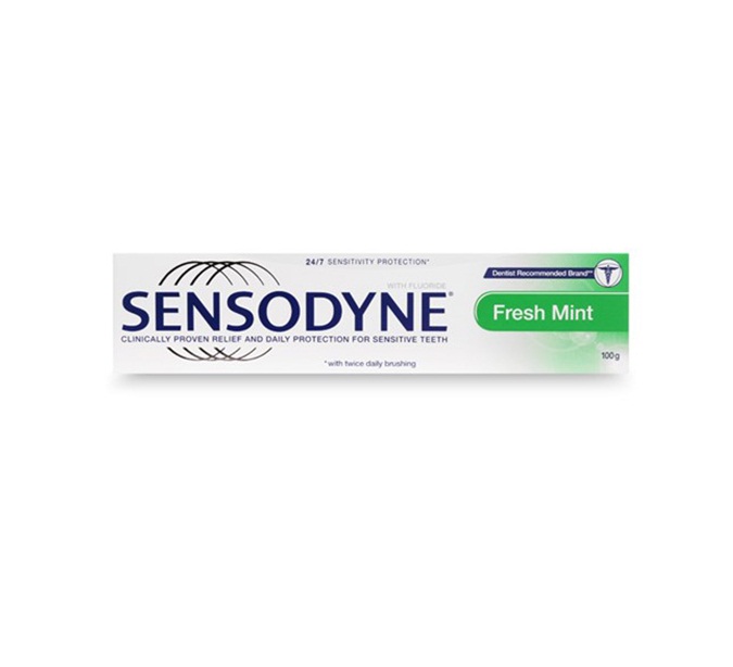 Combo 2 Kem đánh răng SENSODYNE Fresh Mint - Bạc Hà (100g)