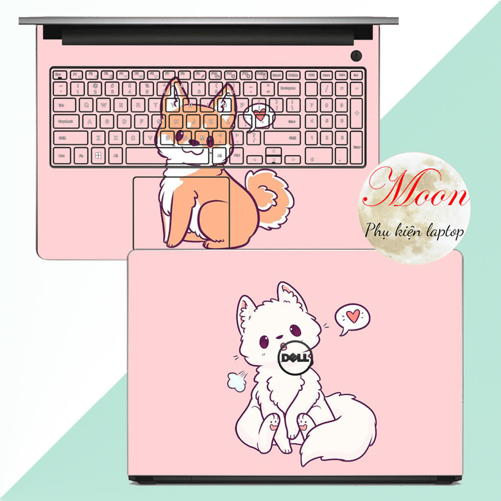 &lt;CUTE 2&gt;Skin Laptop- Máy Tính Hình Cute Đáng Yêu Cho Tất Cả Các Dòng Máy Như : Dell, Hp, Acer, Asus, Macbook,...