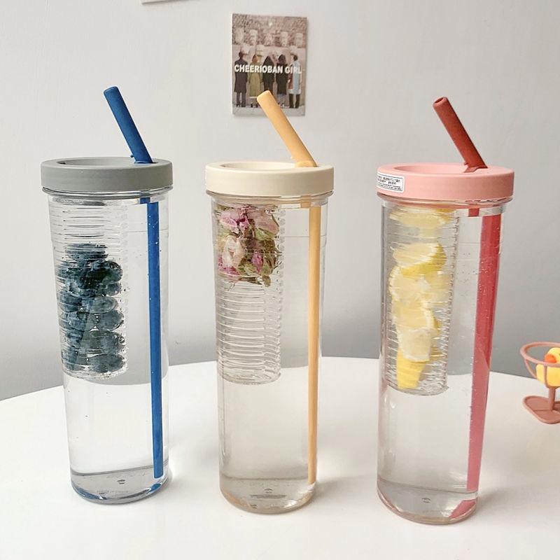 Cốc Uống Nước 800ml Dung Tích 800ml Có Ống Hút Tiện Dụng