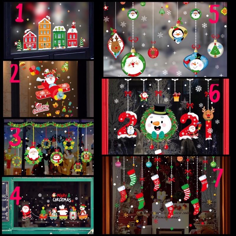 Decal trang trí Noel - Nhiều mẫu mới 2021 cực yêu