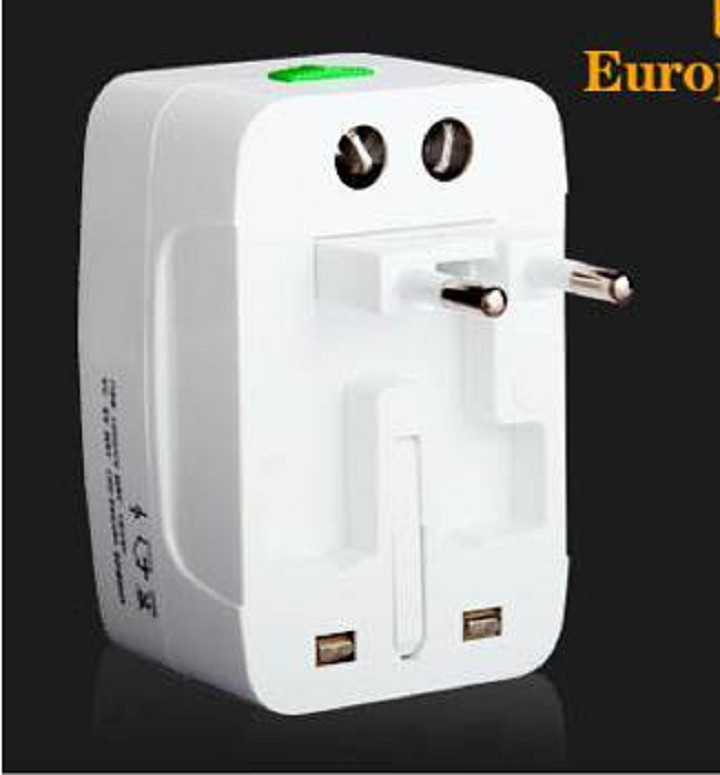 Ổ cắm điện đa năng du lịch tích hợp chân cắm cho hơn 150 quốc gia
