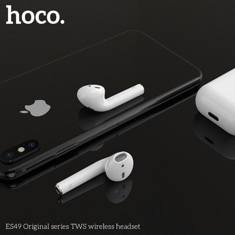 Tai nghe bluetooth TWS Hoco ES49 Original series V5.0 (Trắng) - HÀNG CHÍNH HÃNG