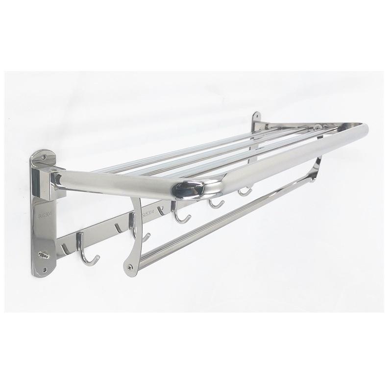 Thanh Treo Khăn Tắm ĐA NĂNG 100% INOX 304 trong nhà tắm bóng