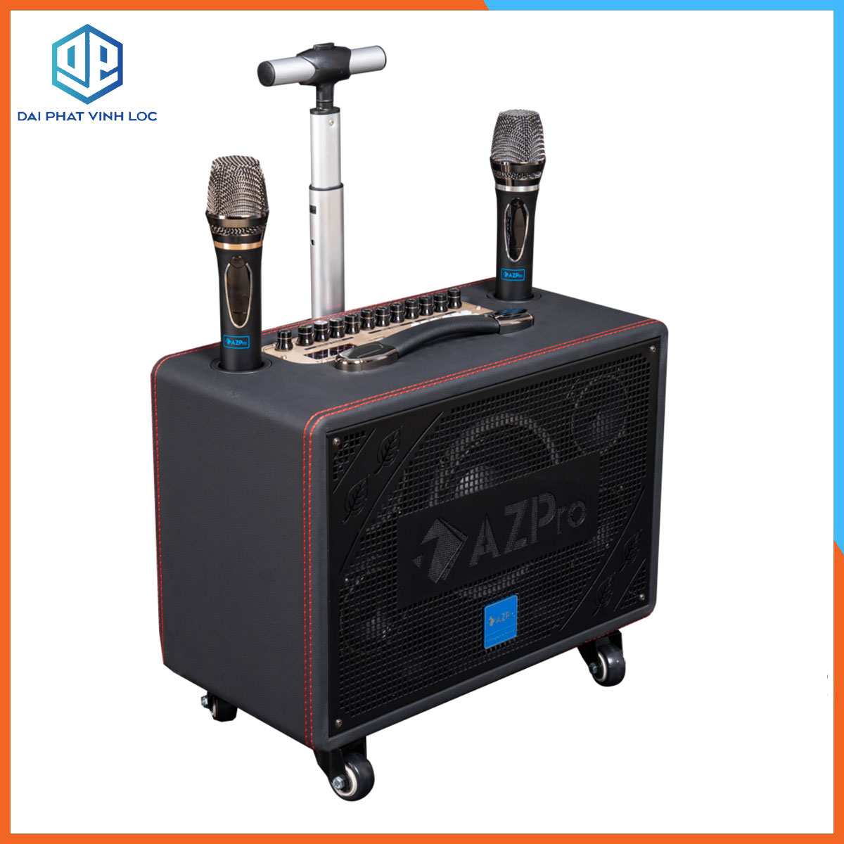 Loa Kéo Karaoke Công Suất Lớn 1000W | Loa Kéo Giá Rẻ AZPRO AZ-316 Bas 15 | Loa Kéo Bluetooth Đọc Được Usb Thẻ Nhớ Tay Kéo | Loa Kẹo kéo Hát Karaoke Tặng 2 Mic Chống Rú