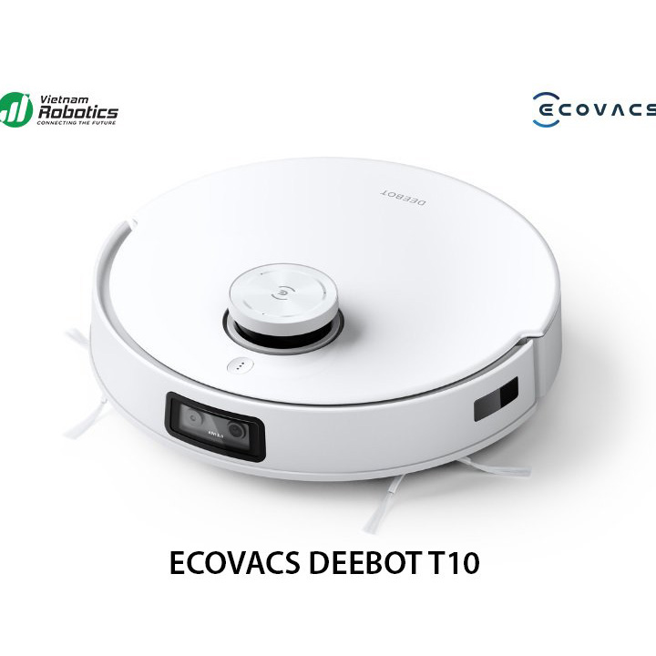 Robot Hút Bụi Ecovacs Deebot T10, Công Nghệ Quét Laser, Lực Hút Lớn Lên Tới 3000Pa - Hàng Chính Hãng