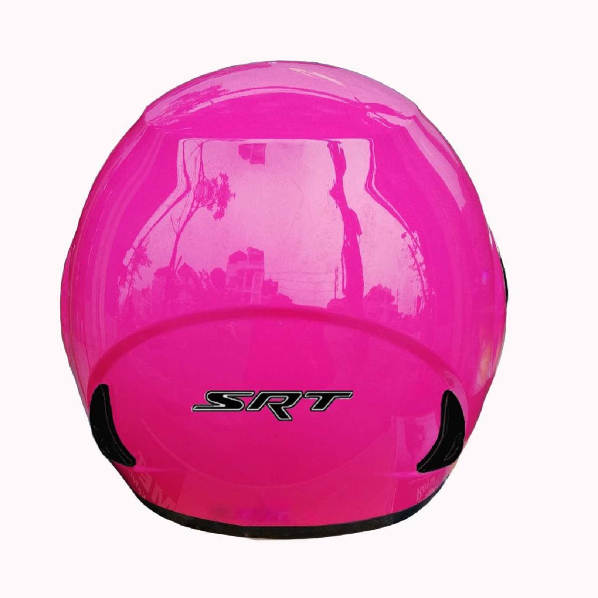 Mũ bảo hiểm 3/4 SRT A19K ASA 03 - màu hồng - thiết kế thể thao, chất liệu nhựa ABS siêu bền