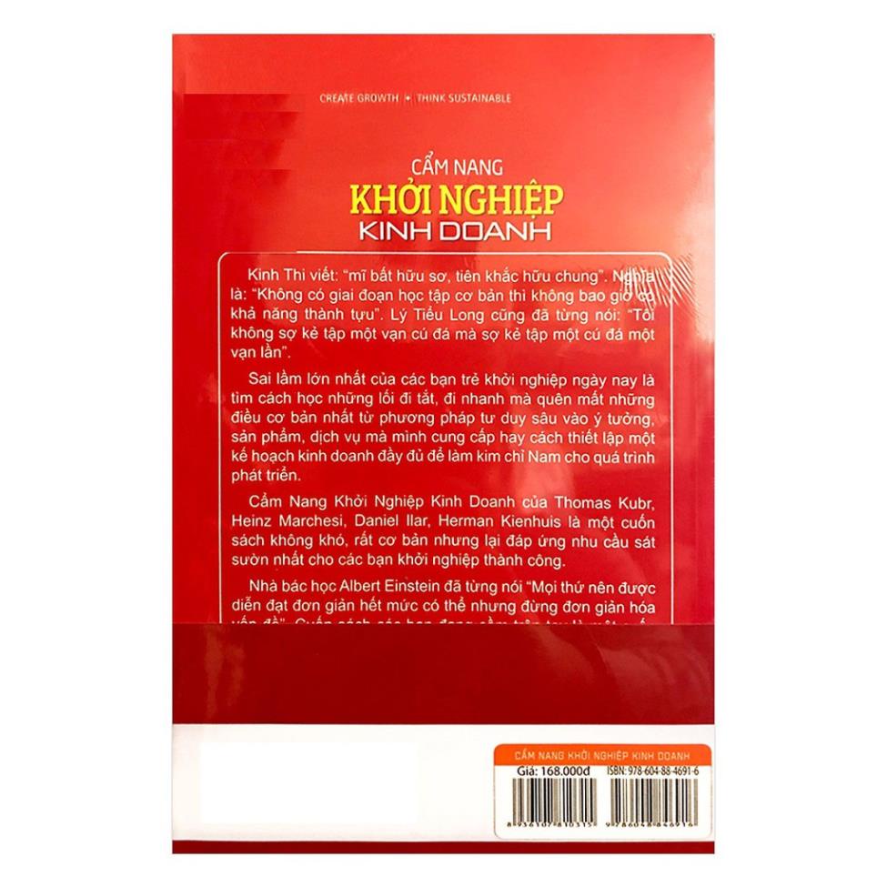 Cẩm Nang Khởi Nghiệp Kinh Doanh - Đạt Tới Thành Công Bằng Kế Hoạch Kinh Doanh Chuyên Nghiệp