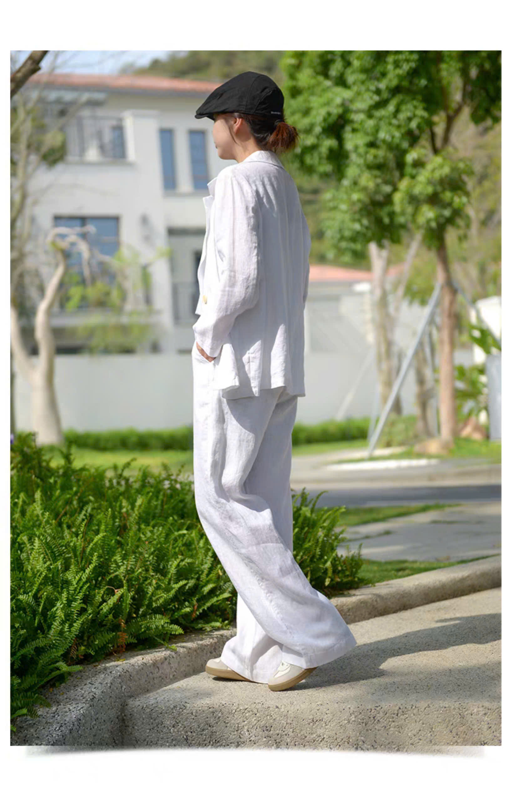 Bộ hottrend 2025 gồm có áo khoác blazer và quần dài dành cho phái nữ thời trang, sang chảnh, trẻ trung