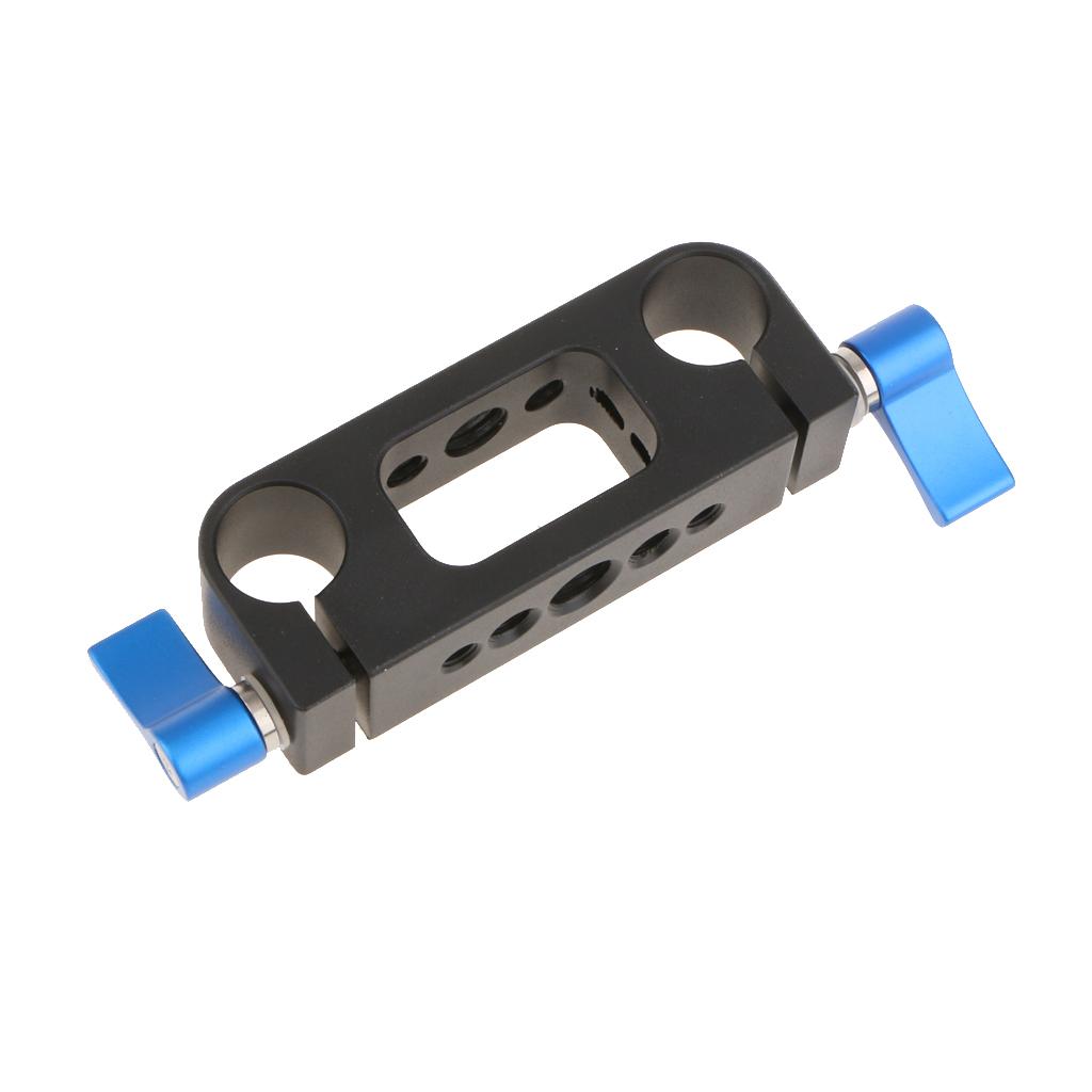 Aluminum Rod Clamp 15mm Railblock For DSLR 15mm Rail Rig Rod Support System