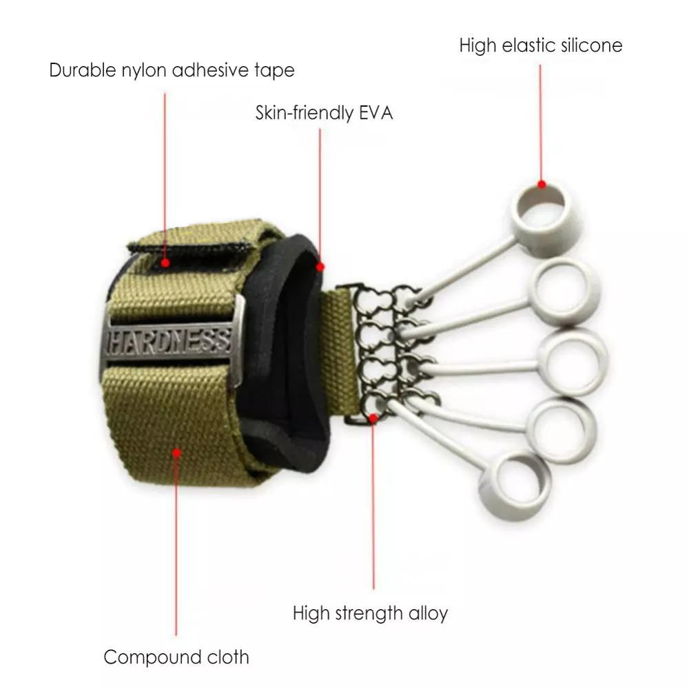 Trình huấn luyện sức mạnh của ngón tay cái tay tay Yoga Yoga Band Flexion và mở rộng Thiết bị mở rộng Thiết bị ngón tay Thiết bị nắm chặt Color: 75lbs