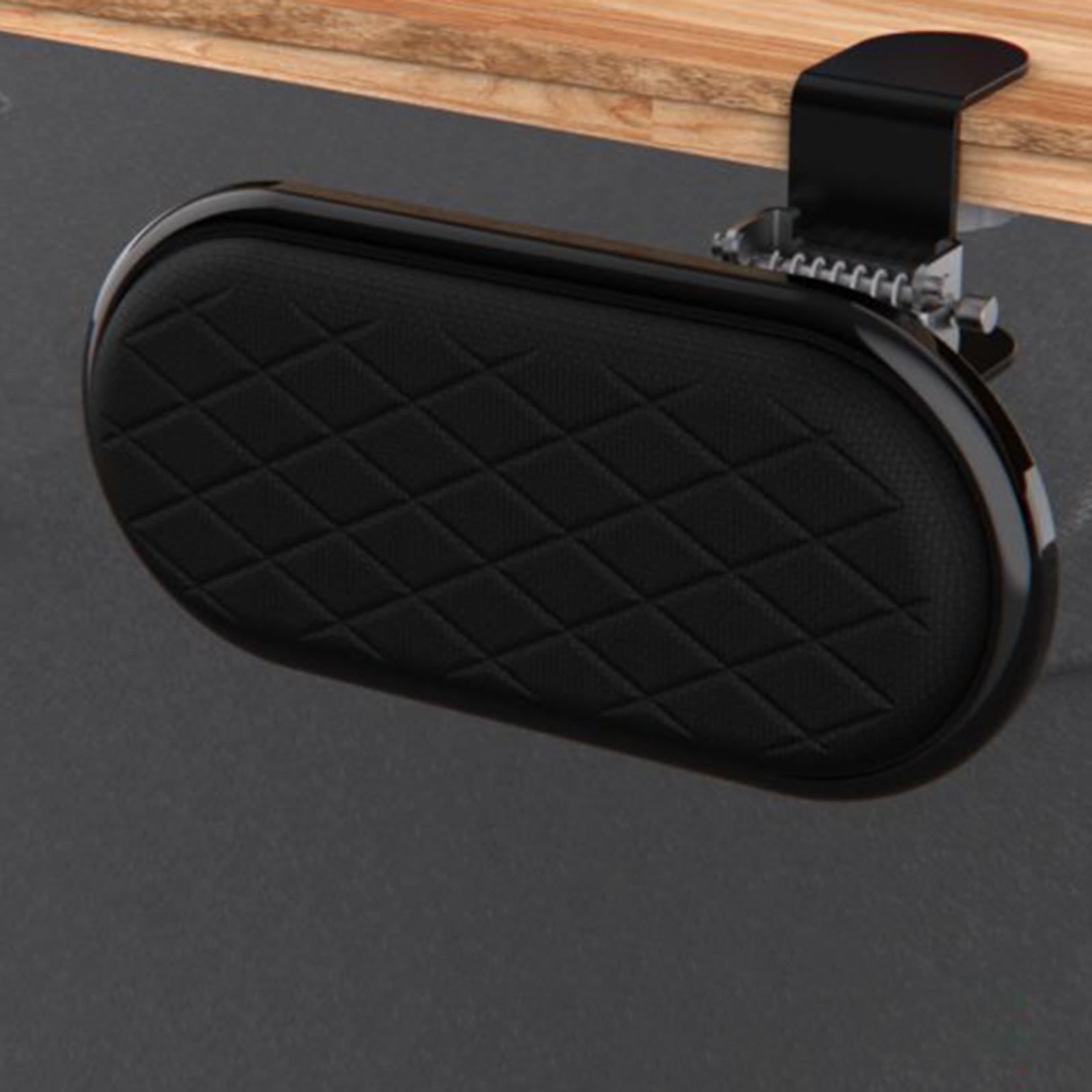 Desk Clamp Platform Desk Arm Rest Support Easy to Attach pad Rests Elbow Cushion Computer Arm Rest for Home and Office Desk Chair