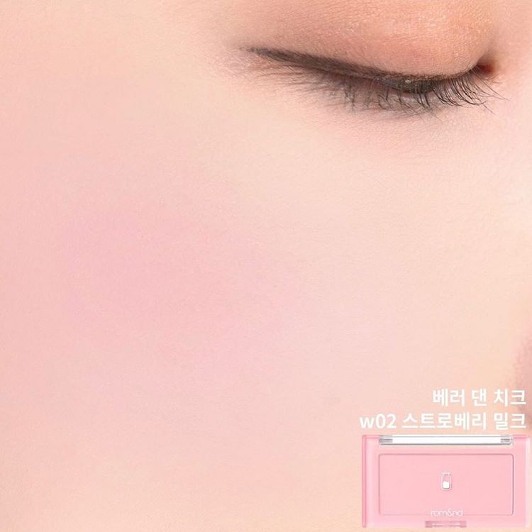 [3 MÀU MỚI][MILK SERIES] Phấn Má Hồng Xinh Xắn Ngọt Ngào Dạng Nén Romand Better Than Cheek 3.8g