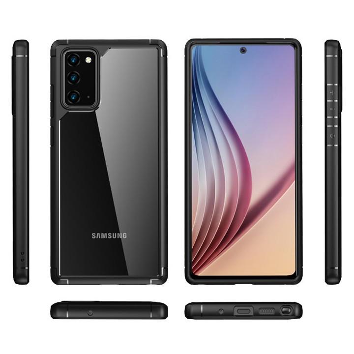Ốp lưng cho Samsung Note 20, Note 20 Ultra TPU cao cấp lưng trong suốt - Mã TZSC215