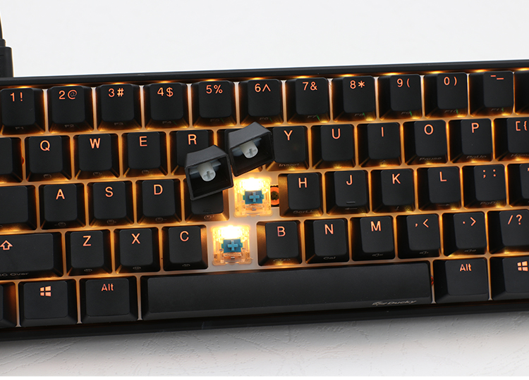 Bàn phím Ducky Mecha Mini RGB Cherry MX Switch - Hàng Chính Hãng