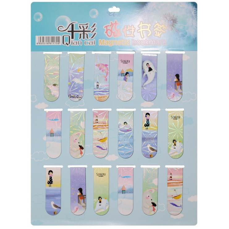 Bookmark Nam Châm Đánh Dấu Sách - Cá Voi
