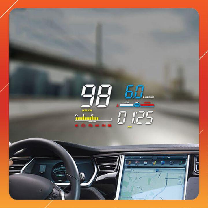 Bộ Hiển Thị Tốc Độ Lên Kính Lái Ô Tô HUD D5000