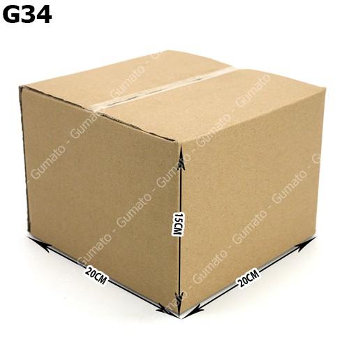 Hộp giấy P46 size 20x20x15 cm, thùng carton gói hàng Everest