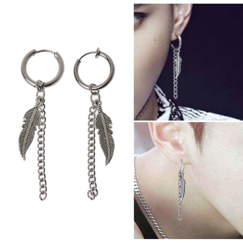Khuyên tai phong cách Hàn Quốc 1 ĐÔI có loại không cần bấm lỗ xỏ lỗ