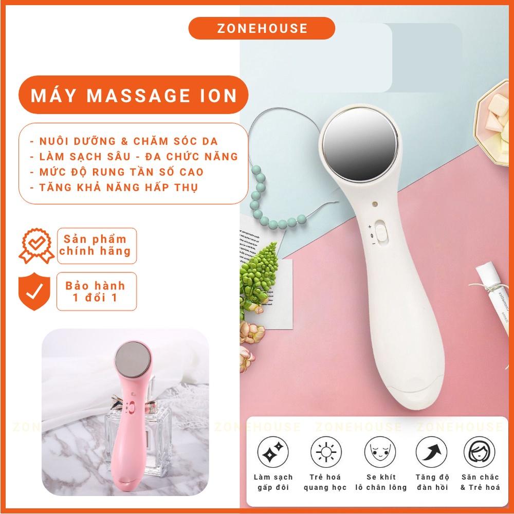 Máy Massage Ion Mini Cầm Tay ZONEHOUSE săn chắc trẻ hóa da, nâng cơ mặt, chống nhăn, tăng độ đàn hồi da