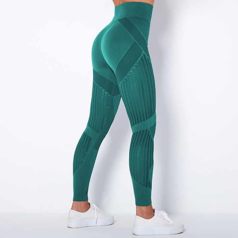 Cao Cấp Đầm Liền Quần Legging Tập Yoga Nữ Tập Gym Đẩy Lên Quần Leggin Tập Thể Thao Quần Tập Luyện Chạy Quần Legging Rỗng Quần Lót Lưới