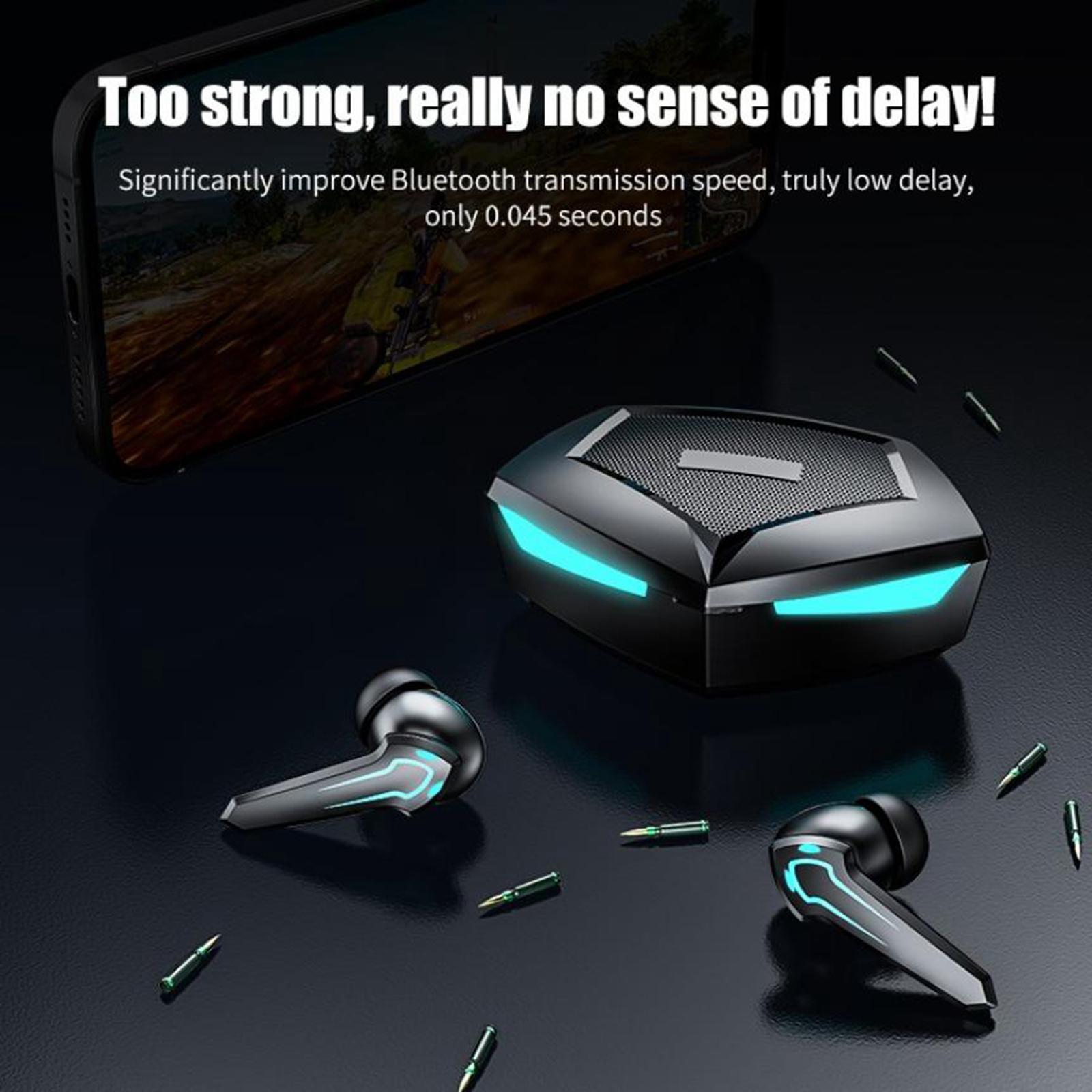 P30 Bluetooth 5.1 True Wireless Earbuds with Deep Bass Noise Canceling black