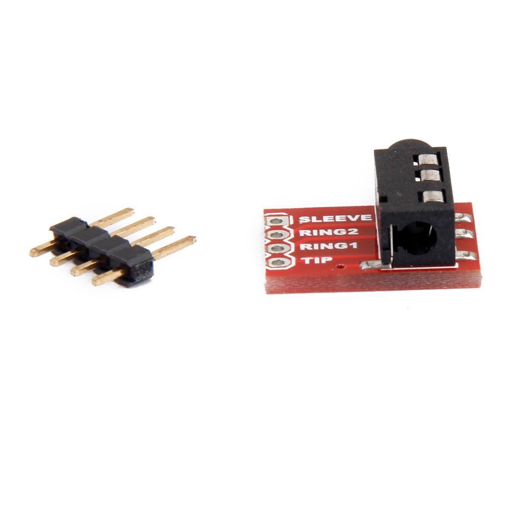 3.5mm   Breakout Board Headset Audio Stereo Socket Extension Module DIY