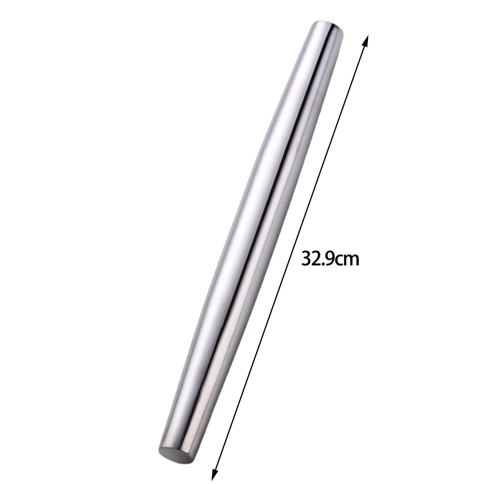 Stainless Steel Rolling Pin Non Stick Baking Tools for Dumpling Making Pastry Pasta
