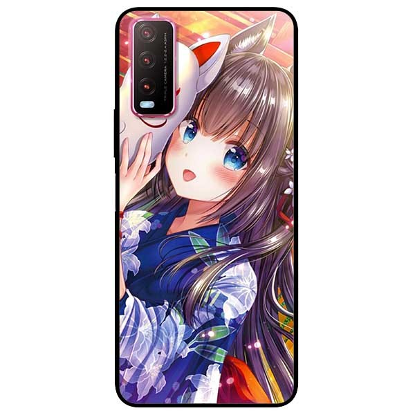 Ốp lưng dành cho Vivo Y20 - Y20s - Y12s mẫu Cô Gái Neko