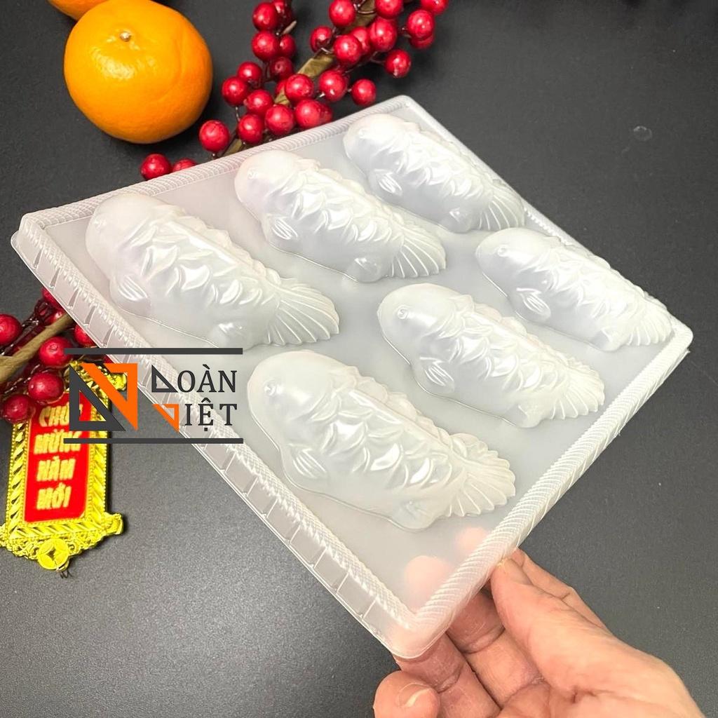 Khuôn RAU CÂU, NHẤN XÔI, BÁNH TỔ 6 cá….. Hình cá chép siêu sắc nét - Trang trí MÂM CÚNG ÔNG TÁO, NGÀY TẾT