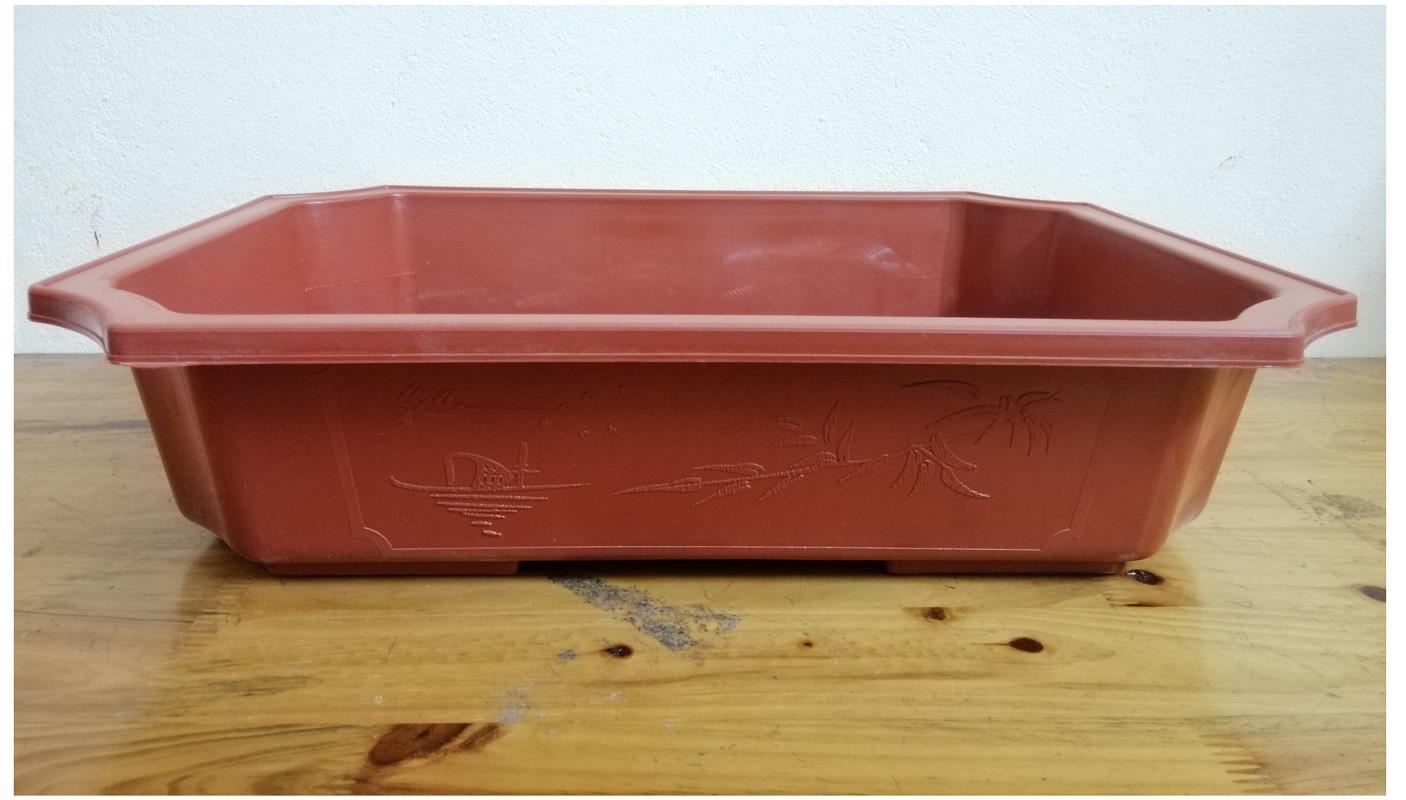 5 Khay Nhựa Bình Thuận PLASTIC Kích Thước 50X35X12CM - Màu Nâu