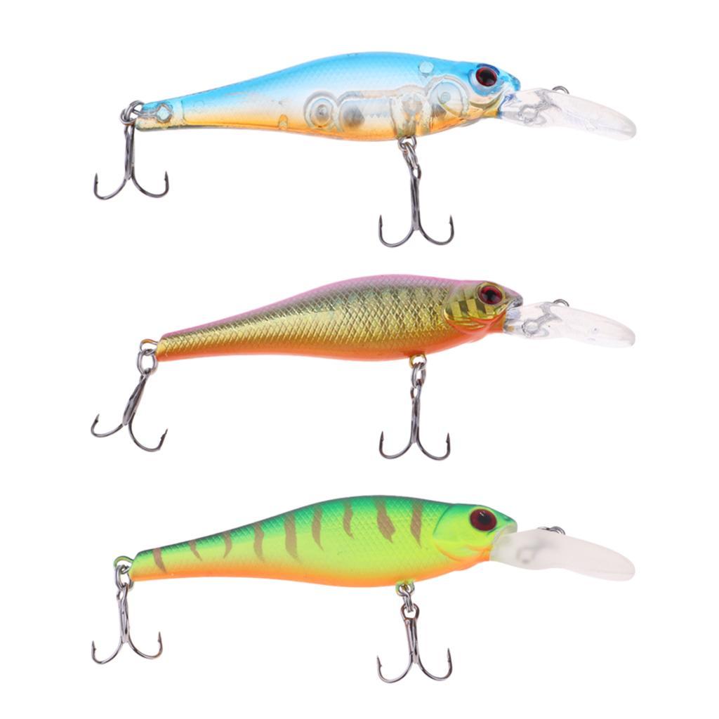 Premium Minnow Fishing Lures Hard Artificial Bait Crankbait Fishing Rigs Bait Fishing Tackle Equipment
