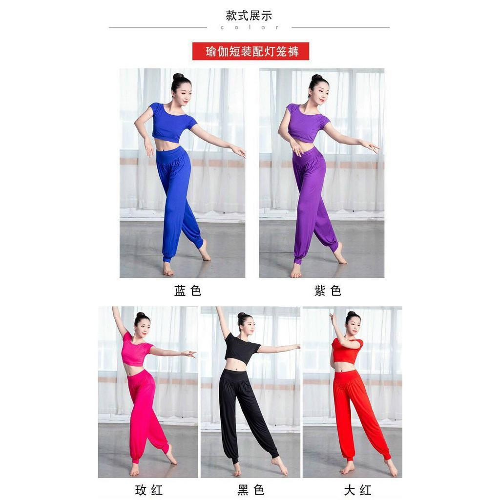 Đồ tập Gym Yoga ZumBa Aerobic Fitness Quần dài Áo Croptop