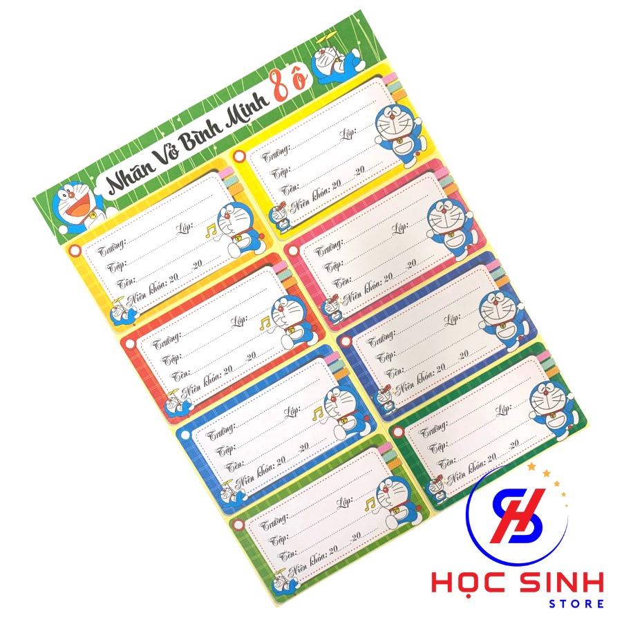 Bộ 24 Cái Nhãn Vở Decal Bình Minh Có Keo Sẵn Dễ Thương ( Giao mẫu ngẫu nhiên )