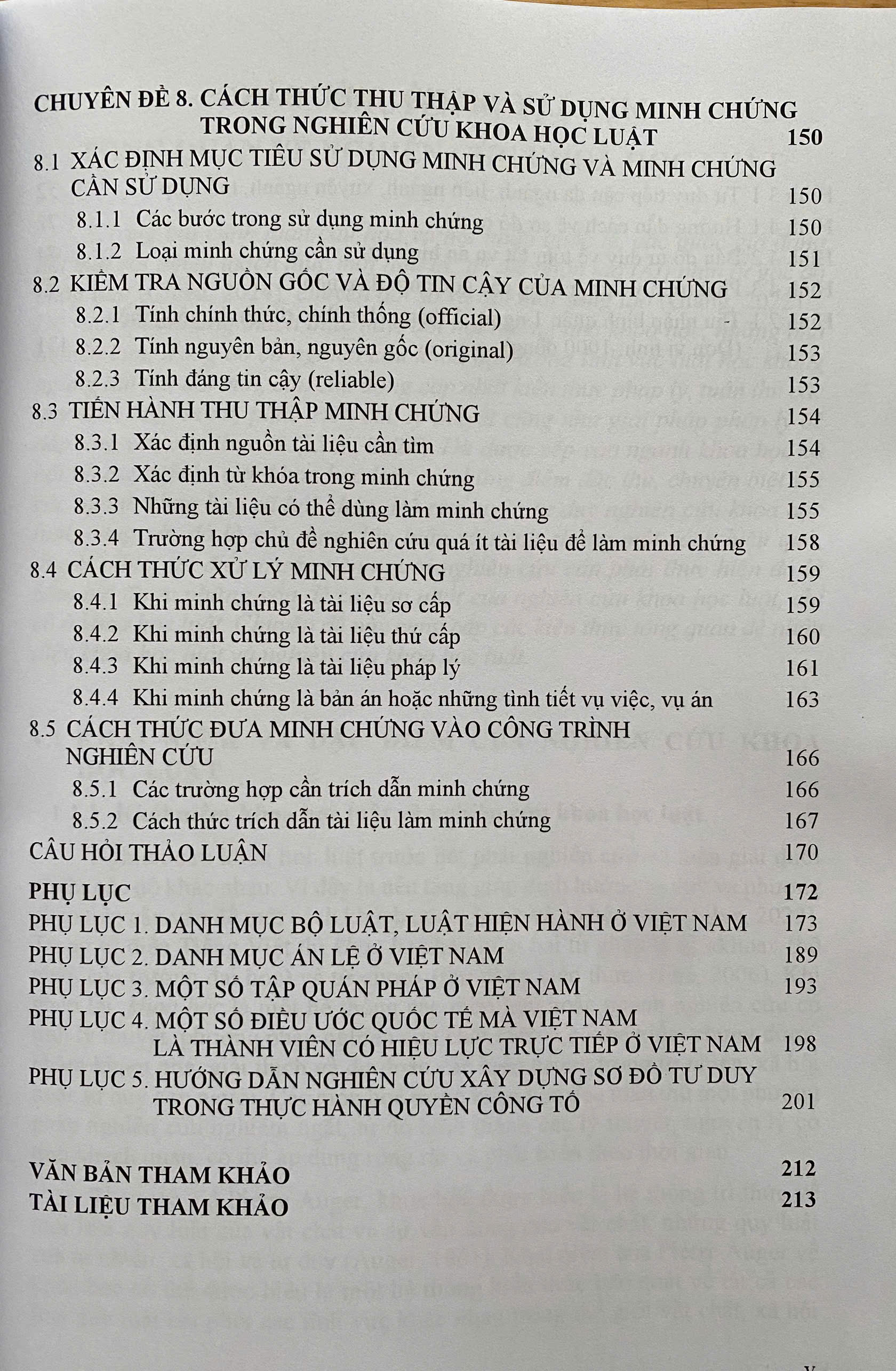 Tư Duy, Lập Luận Và Minh Chứng Trong Nghiên Cứu Khoa Học Luật