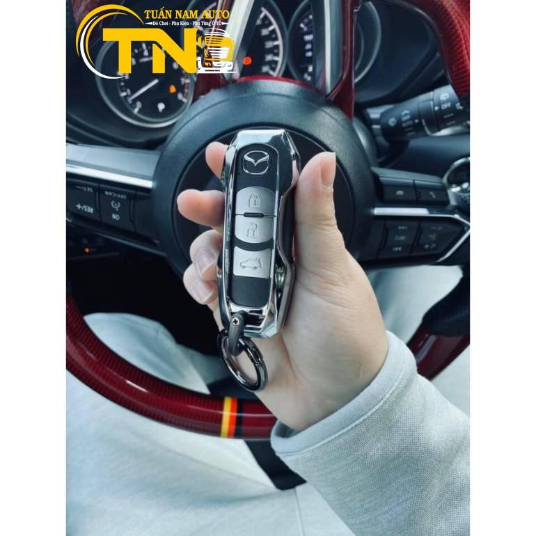 ỐP MÓC CHÌA KHÓA XE MAZDA 3, 6, MAZDA CX5, CX8 BỌC KHOA MAZDA