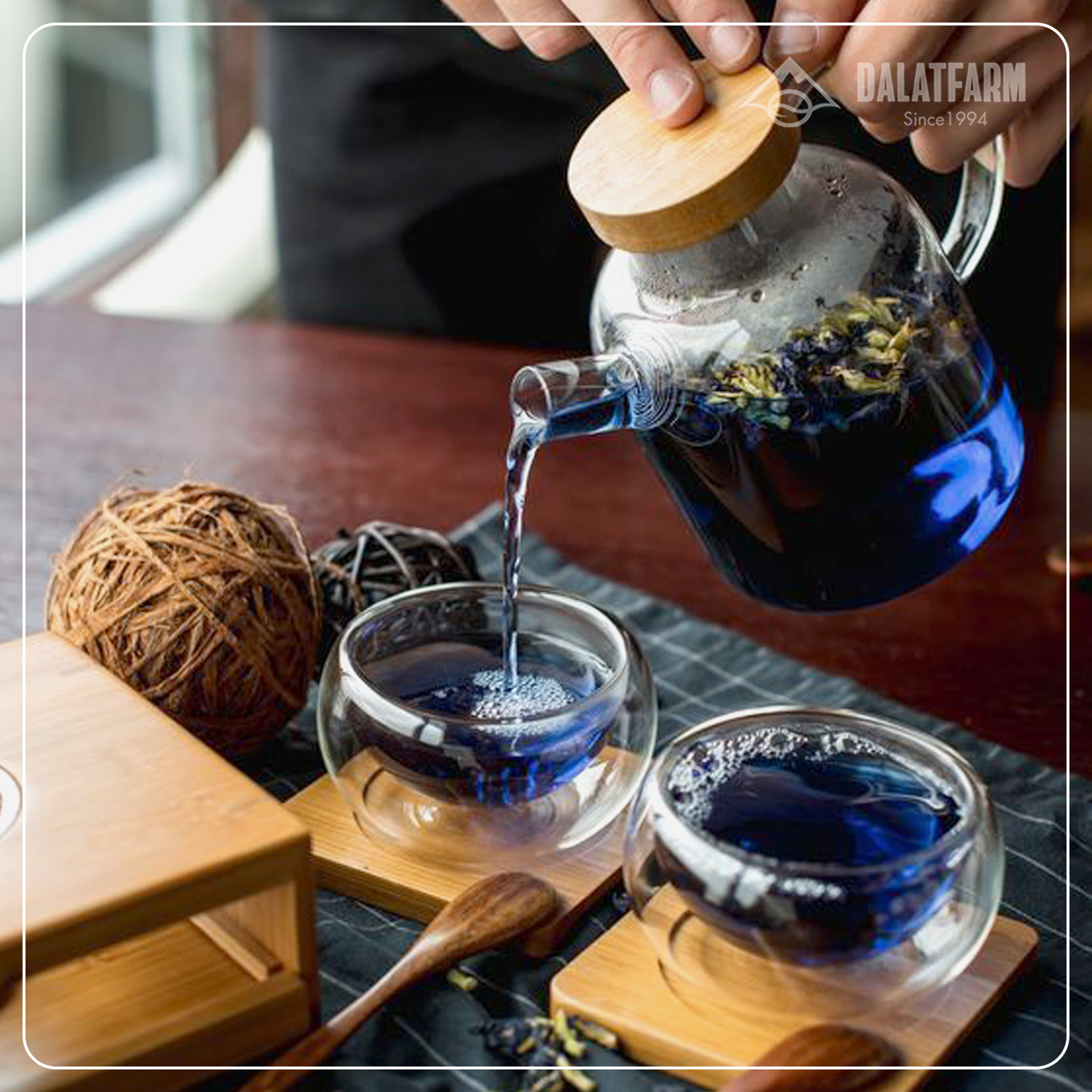 Trà Hoa Đậu Biếc DalatFarm - Hộp 70g