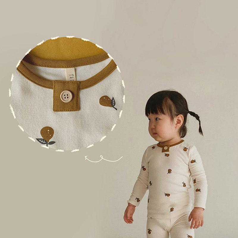 2021 Thu Mới Quần Áo Bé Sơ Sinh Bộ Dài Tay Tee Và Tay Và Quần Cho Bé Phù Hợp Với Cotton Quần Áo Trẻ Sơ Sinh