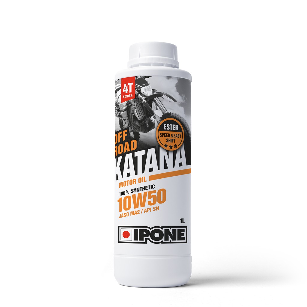 Nhớt Tổng Hợp Cho Mô Tô Phân Khối Lớn Và xe Máy Địa Hình 4T Off-Road Ipone Katana Off-Road 10W-50 - Hàng Chính Hãng