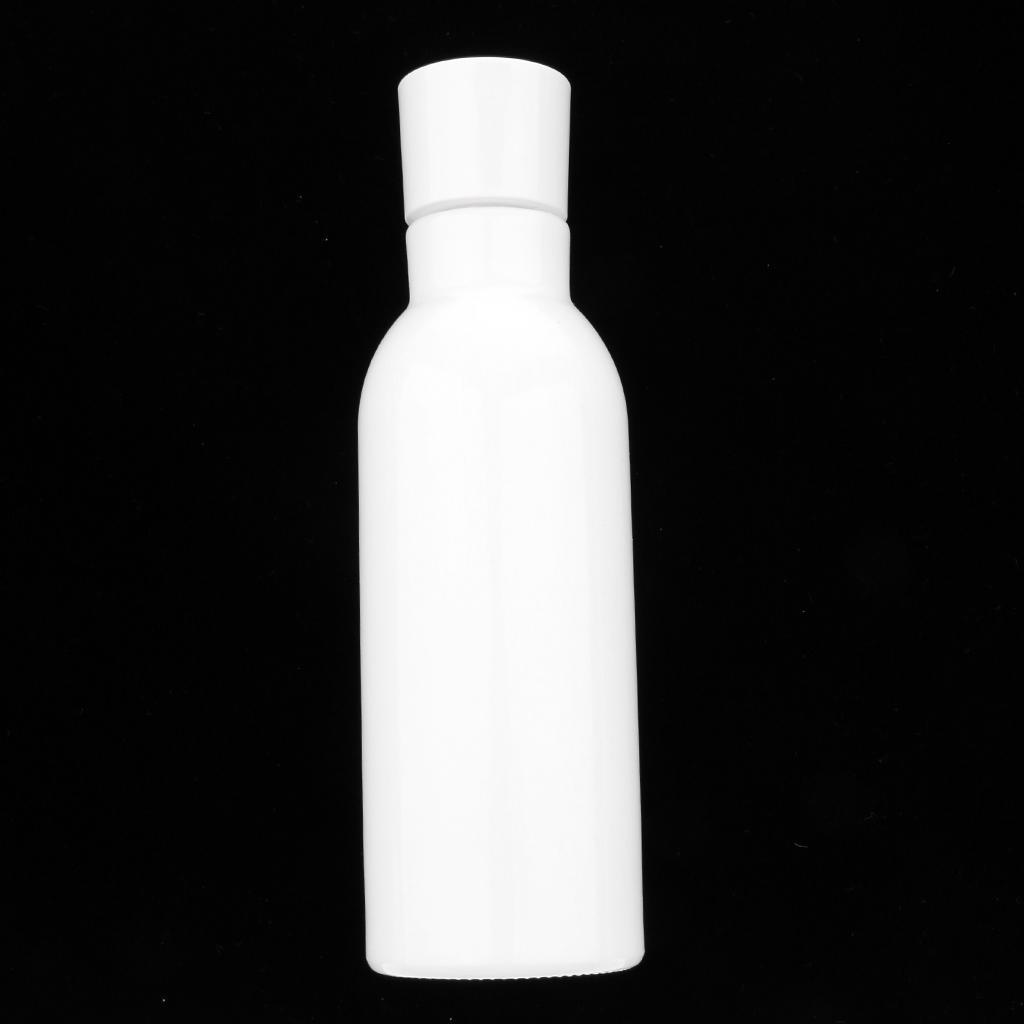 White Glass Empty Makeup Face Cream Bottle Pump Spray Container Travel 150 ml