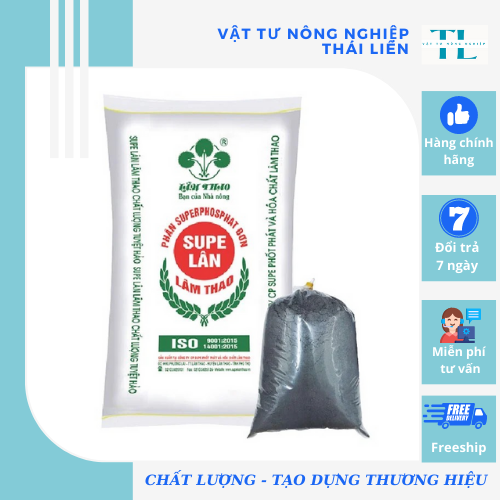 [1Kg] Phân Bón Supe Lân LÂM THAO Giúp Cây Trồng  Phát Triển Bộ Rễ, Hình Thành Mầm Hoa, Đẻ Nhánh