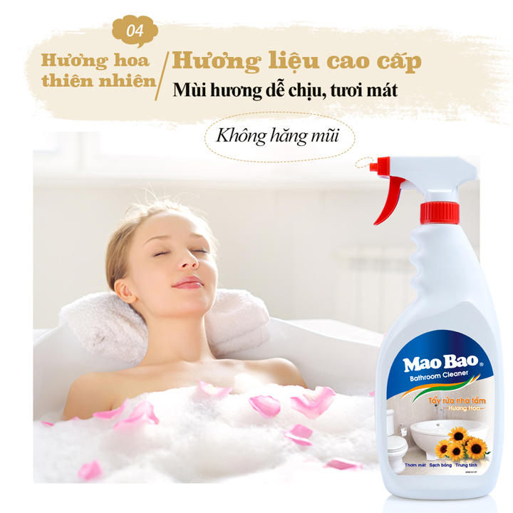 Nước Tẩy Nhà Tắm Mao Bao 600ml