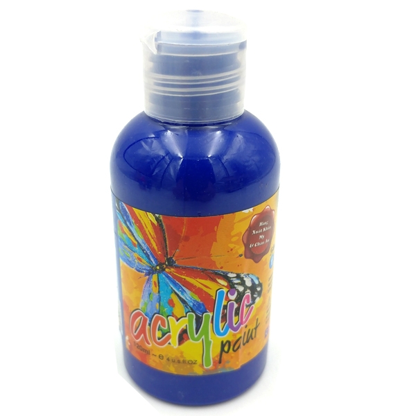 Chai Màu Vẽ Acrylic 120ml - Mẫu 5 - Xanh Dương