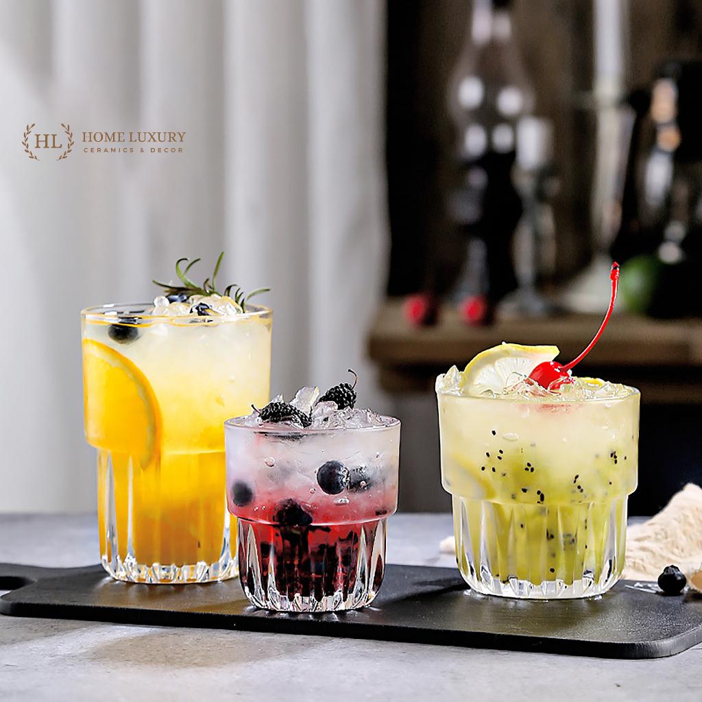 LY THỦY TINH NHÀ HÀNG DECOR PHONG CÁCH NHẬT BẢN - HÀN QUỐC