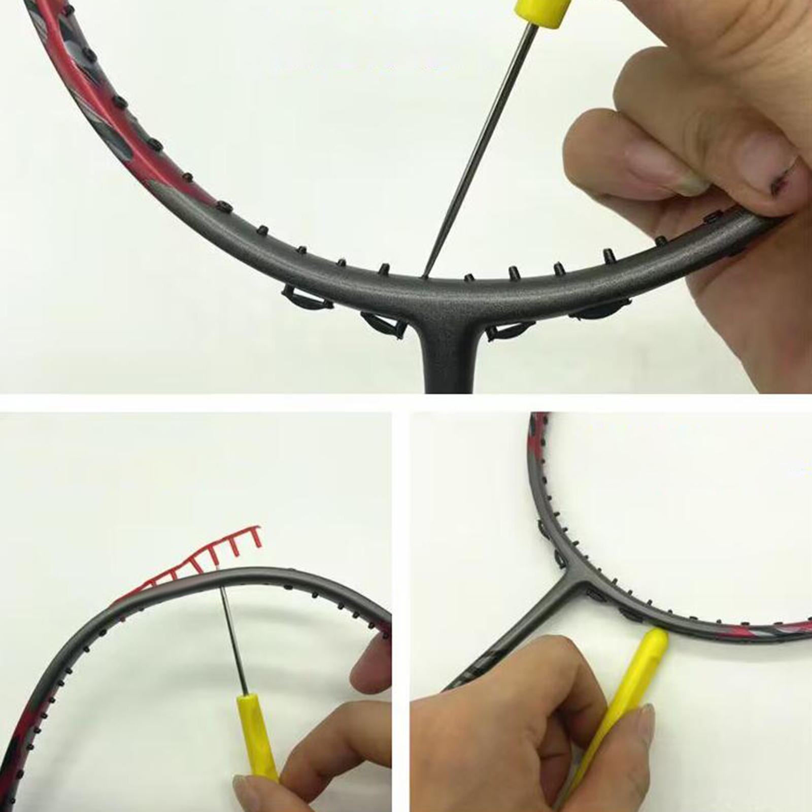 Straight Awl Sports Tennis Racket Stringing Tool Multipurpose Sturdy Durable Badminton Accessories String Guiding Tool Racquet Stringing Awl