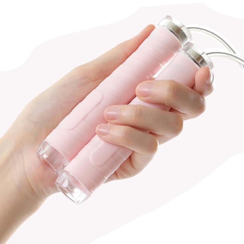 Không Dây Dây Nhảy Chuyên Nghiệp Dây Nhảy Có Tay Cầm Silicone Tập Thể Dục Giảm Cân Trưởng Thành Trong Nhà Tập Gym