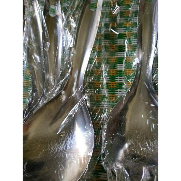 Muôi múc cơm canh inox dày dặn