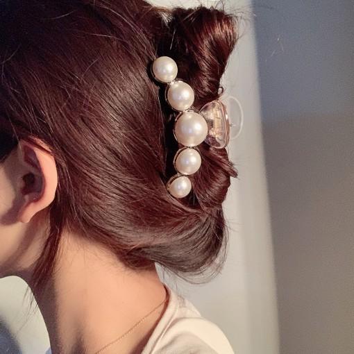Cặp tóc đính ngọc phong cách Hàn Quốc - Kẹp tóc nữ Hair Claw Clip