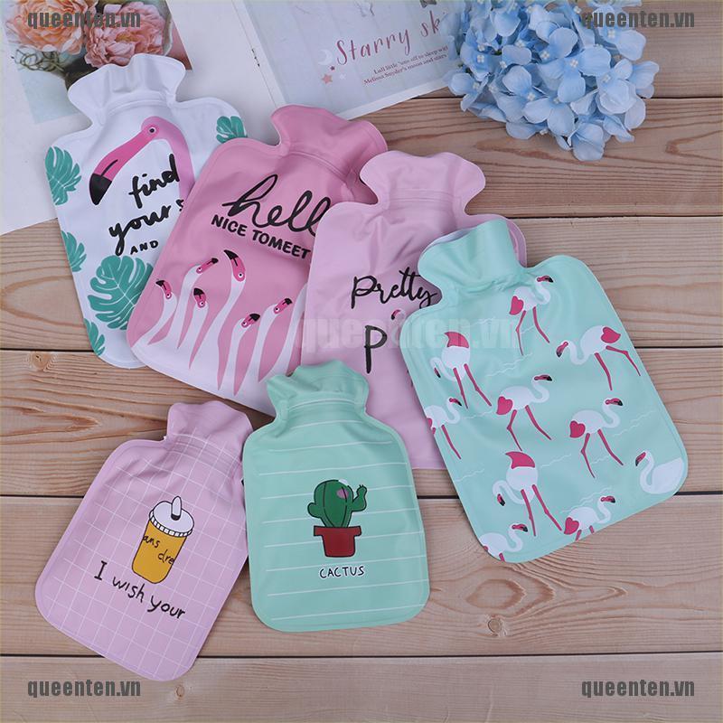 Mini Warm Hot Water Bag Cartoon Hot Water Bottle Water-filled Type Treasure QUVN
